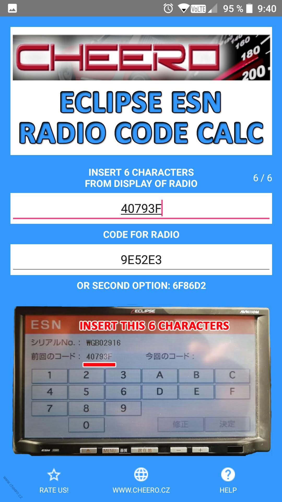 RADIO CODE FOR ECLIPSE ESN NAVIGATION - UNLOCK CODE FOR JAPANESE CAR DVD UNITS