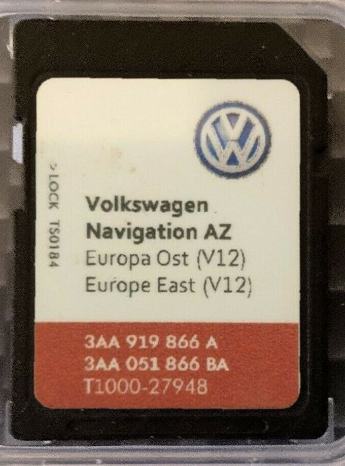 V12 2020 AKTUALIZACE MAPY ŠKODA AMUNDSEN+ VW RNS315 SD KARTA VÝCHODNÍ EVROPA