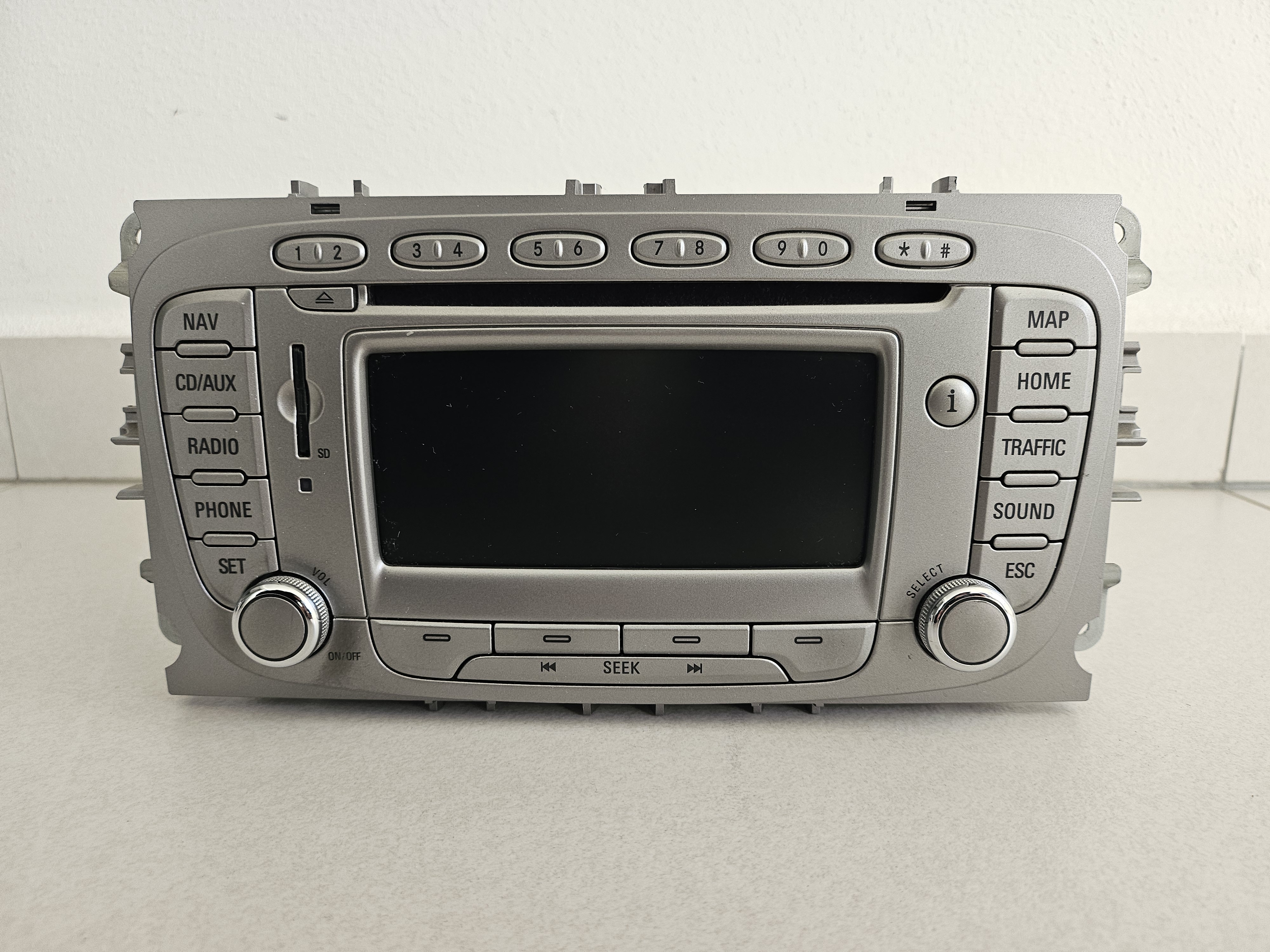 FORD TRAVELPILOT FX NAVI SD CD MP3 8S7T-18K931-AD 7612360524 LSRNS - navigace - autorádio - DEFEKT !!!